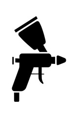 Professional spray gun tool for industrial painting and automotive finishing applications