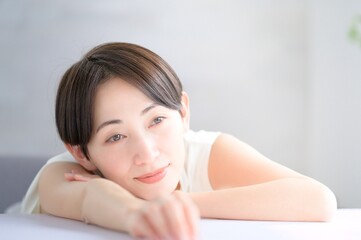 Obraz premium 日本人女性のビューティイメージ