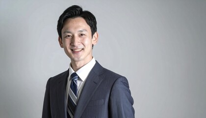スーツ姿の企業プロフィール写真,Business Profile Photo in Formal Suit