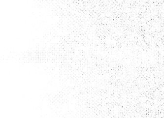 Abstract grunge halftone pattern with vintage monochrome texture overlay. Organic halftone ink print background with subtle grunge splatter texture. 