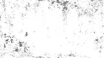 Dust overlay and distressed grainy grunge effect vector background. Irregular monochrome graphic texture with rough distressed design. 