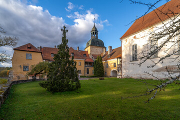 Fragment from Straupe Castle in Latvia