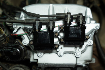 Obraz premium engine of the engine