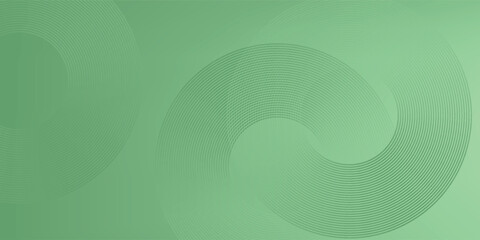 Abstract diagonal round circle lines on green background. Geometric stripe line art design modern. Vector EPS 10