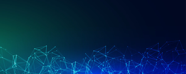 Digital technology cyberspace futuristic background, modern blue tech abstract design graphic neon light effect.
