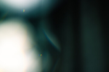 Abstractly green Light leak Texture Background. Blurred defocused. Lo-fi effect. Design mockup