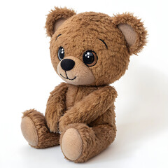 adorable brown teddy bear plush toy