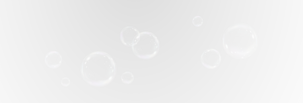 Realistic soap vector bubbles png isolated on transparent background. The effect of falling and flying bubbles. Glass bubble effect.	
