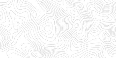white and  gray contour topo illustrating elevation changes and geographical features with precision. technology modern design white background.
