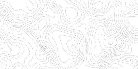 white and  gray contour topo illustrating elevation changes and geographical features with precision. technology modern design white background.