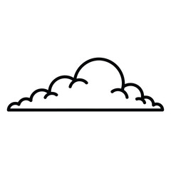 Simple cloud icon