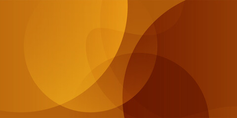 Abstract Orange and Brown Circle Overlap Background