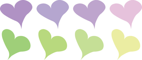 Romantic Doodle Hearts Mega Set – A Variety of Cute, Colorful, Hand-Drawn Love Icons for Valentine’s Day Graphics, Scrapbooks, and Social Media Art