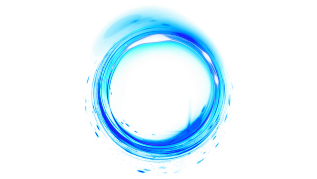 Hd transparent neon glow effects of circles formations  - Powered by Adobe