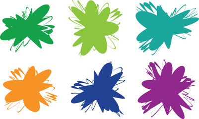 Artistic Flower Vector Bundle – Trendy Silhouette Shapes and Vintage Floral Symbols for Labels, Web Graphics, and Creative Design Projects