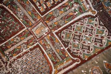 Ihlara Valley, Cappadocia, Turkey, with ancient rock temples and biblical frescoes