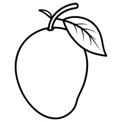 Mango Fruit Vector Illustration
