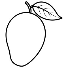 Mango Fruit Vector Illustration