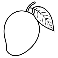 Mango Fruit Vector Illustration