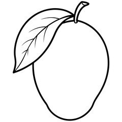 Mango Fruit Vector Illustration