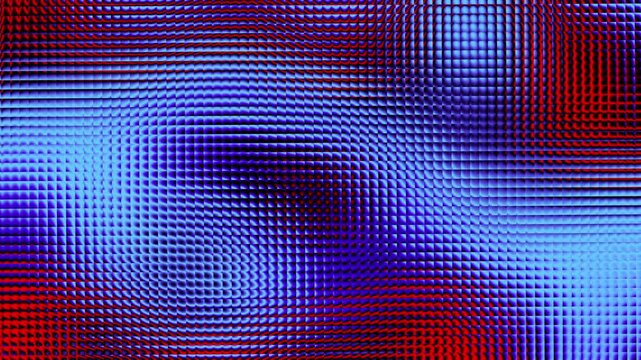 Dynamic glass gradient loop animation in cyan and violet tones on a dark background. Elegant abstract motion design with a