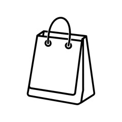 Abstract geometric shape with sharp angles and curved edges isolated on white background