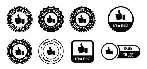 Obraz premium Ready to use icons set in different style on white background. Ready to use quality badge. Ready to use verified labels. Vector illustration set.