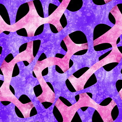 seamless pattern with abstract geometric shapes