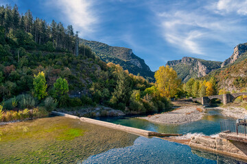 Burgui is a Spanish town and municipality in the Foral Community of Navarre, located in the Roncal Valley, Spain. © Joan Vadell