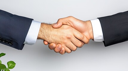 Close Up Hands Shaking Deal Business Agreement Corporate Partnership