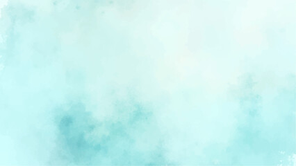 Abstract soft pastel watercolor with gentle shades of light cyan and white blending seamlessly. Smooth gradients and subtle cloud-like transitions. Calm, airy, and minimalistic, evoking , tranquility.
