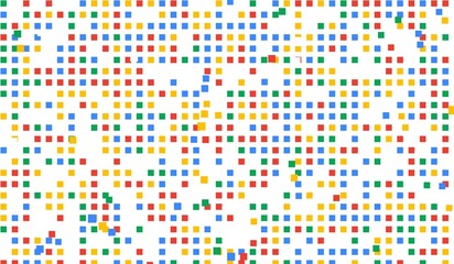Abstract background, multicolored squares, mosaic, pixel, flat, 3D illustration