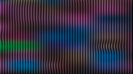 Abstract Wavy Vertical Stripes with Purple and Blue Hues