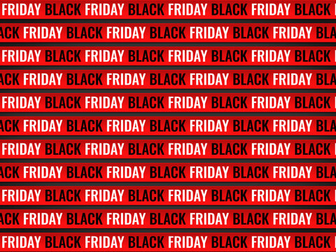 Black Friday red seamless pattern background. Set of Black Friday sale backgrounds. - Powered by Adobe