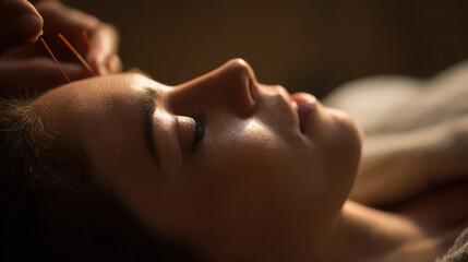 serene moment of a person enjoying air conditioning