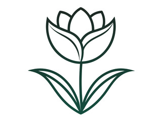 Vector illustration of a flower