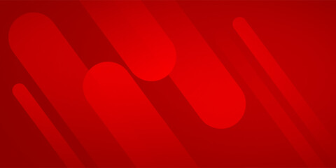 Abstract red diagonal geometric shape background with shiny lines. Modern rounded lines design elements. Suit for poster, banner, brochure, corporate, presentation, website, flyer. Vector illustration