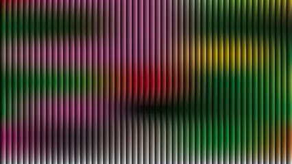 Vibrant Abstract Floral Pattern with Vertical Lines