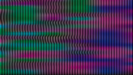 Wavy Vertical Stripes with Purple and Green Hues abstract