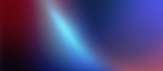 background grainy concept black, blue and red light gradient colorful