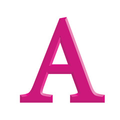 alphabet letter a