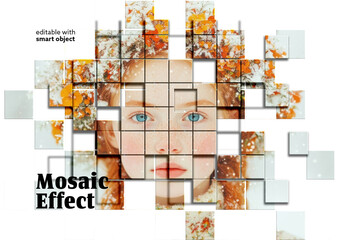 Mosaic Photo Effect