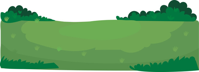 Green outdoor nature background with trees and brush