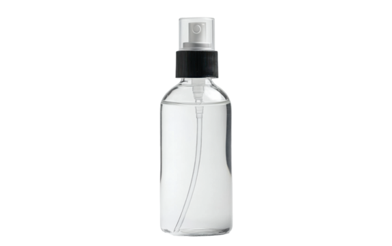 Hand sanitizer alcohol spray bottle on white background.png - Powered by Adobe