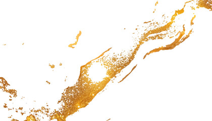 Luxurious glittering gold veins and cracks white background. Gold glitter elegant, beautiful texture. Gold glitter background texture with white background. Texture with gold veins.