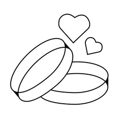 wedding rings,  engagement  rings icon