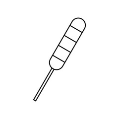 Lollipop vector icon. Flat linear set of sweets logo. Candies in thin line style.