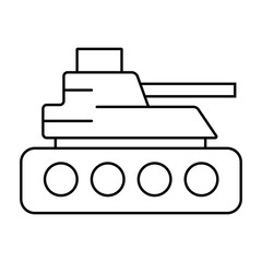 Tank, military, vehicle icon