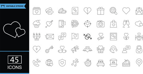 valentains icons collection