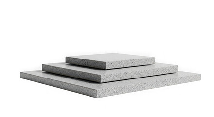 Three stacked stone blocks on a black background
